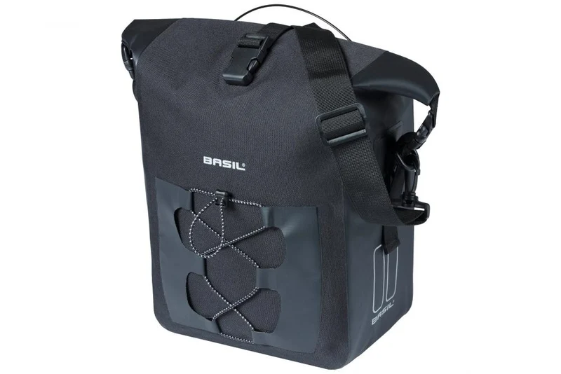 Basil Einzelpacktasche Navigator Waterproof M 24x14x34cm, 14ltr, MIK Studs