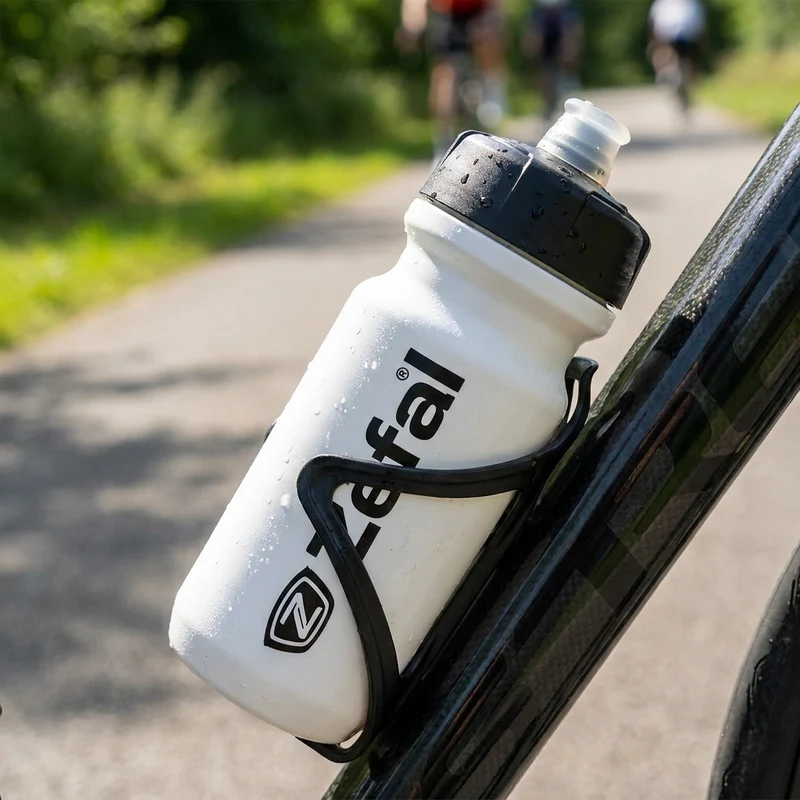 Zéfal Trinkflasche Sense Soft Weiß 800 ml - auslaufsichere Sporttrinkflasche