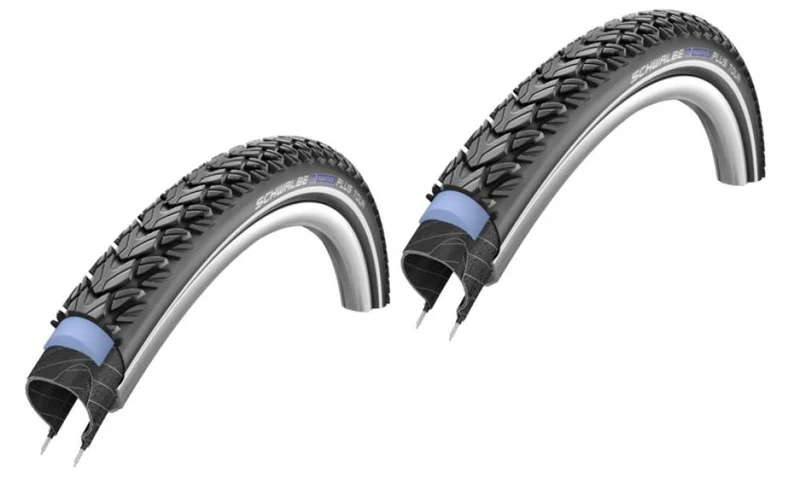 Schwalbe 2 x Reifen Drahtreifen MARATHON PLUS TOUR 26x2.00 Zoll 50-559 E-25