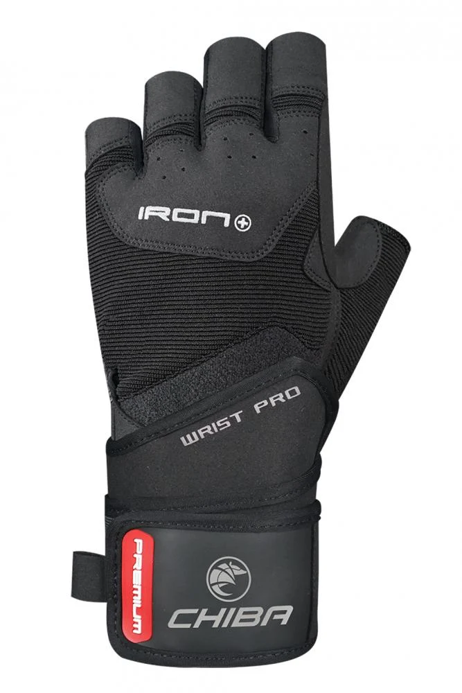 Chiba Iron Premium II Trainingshandschuhe - Schwarz - Größe L/10
