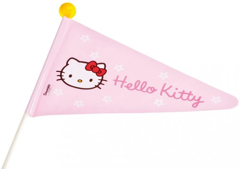 Bike Fashion Wimpelstange Hello Kitty doppelwandig, teilbar, pink mit Motiv