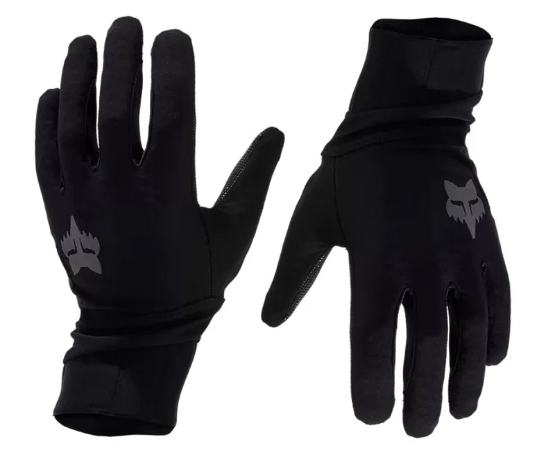 Fox Defend Pro Fire Handschuhe Black Größe L - wasserdicht, atmungsaktiv, Touchscreen-kompatibel, MTB Winterhandschuhe mit DWR-Beschichtung
