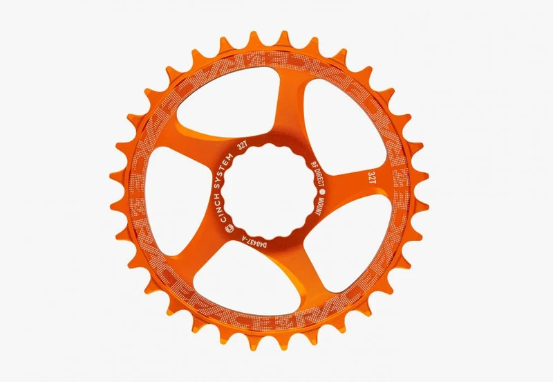 Race Face Cinch Direct Mount Kettenblatt 34 Z., 52mm, orange - effizienter Antrieb für moderne MTB-Setups