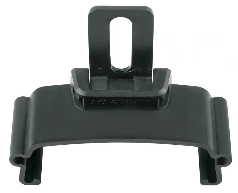 SKS Bluemels Schiebebrücke Style 56 für 28 Zoll Schutzbleche, 56 mm Breite, Kunststoff, für 90° und 0° Montage, ideal für stabile Befestigung und optimalen Sitz