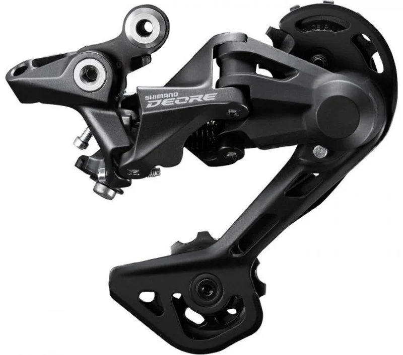 Retoure: Shimano, Schaltwerk, DEORE, RD-M4120 SHADOW PLUS, SGS 10/11-fach, Top normal (Standard), lang, mit Schalter für härtere Federvorspannung, direct mount, direct attachment