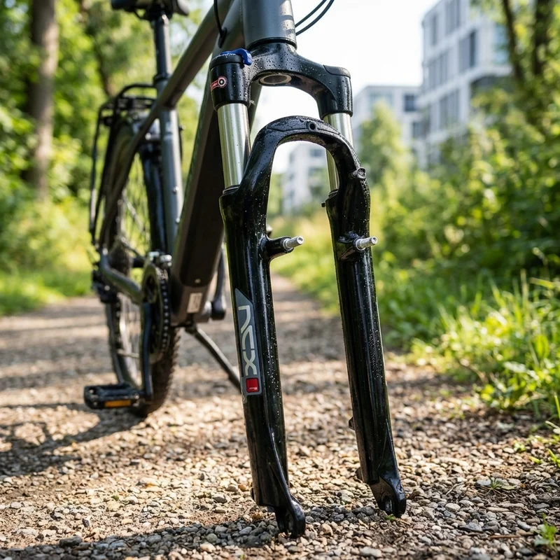 SR Suntour Federgabel NCX D LO SF9 26 Zoll schwarz 1 1/8 Zoll Schaftlänge 255 mm AHead 63mm