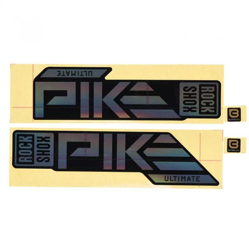 RockShox Gabel Decal-Kit Pike Ultimate 27|29 Zoll 11.4018.105.065 glanz Regenb. für gl.schwarz