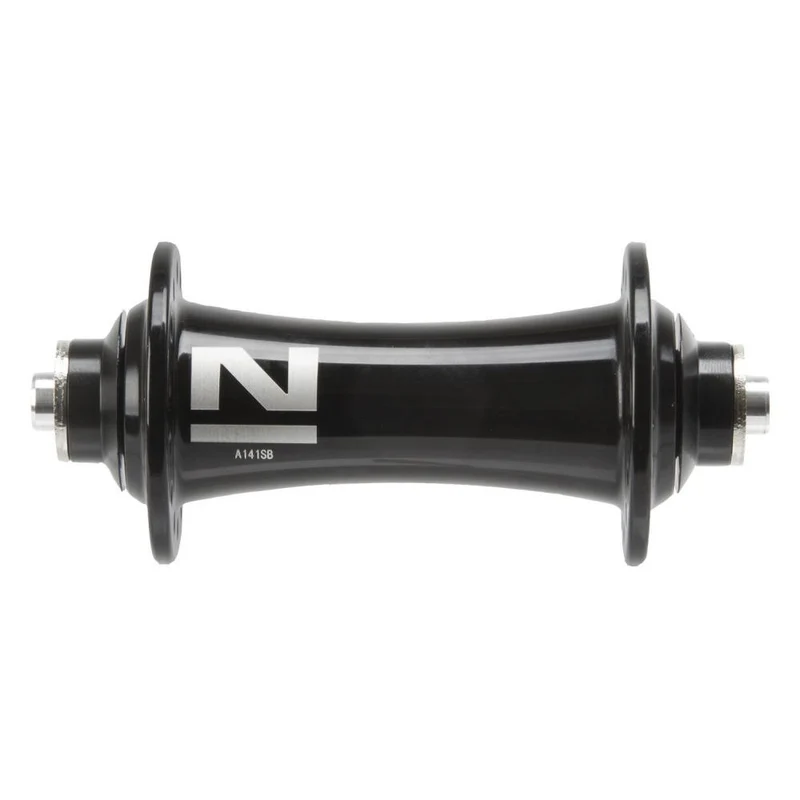 Novatec Vorderradnabe A141SB Alu Light schwarz - 32 Loch, Schnellspanner, 100 Millimeter Einbaubreite, 2 Industrielager