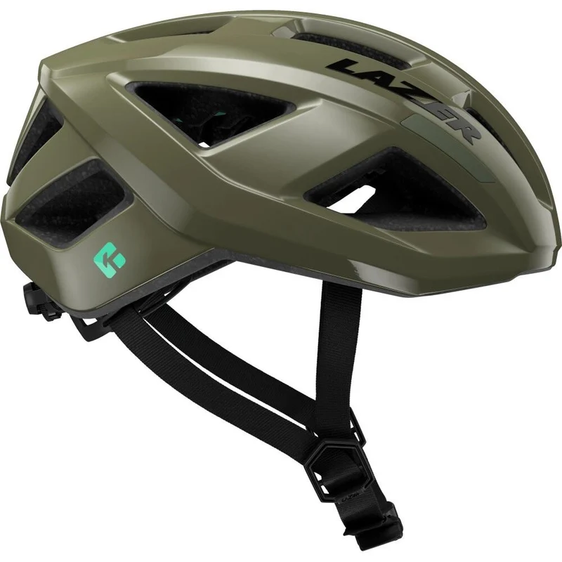 LAZER Helm Tonic KinetiCore Road Pine Green M 55-59 cm - leichter Rennradhelm mit Top-Belüftung