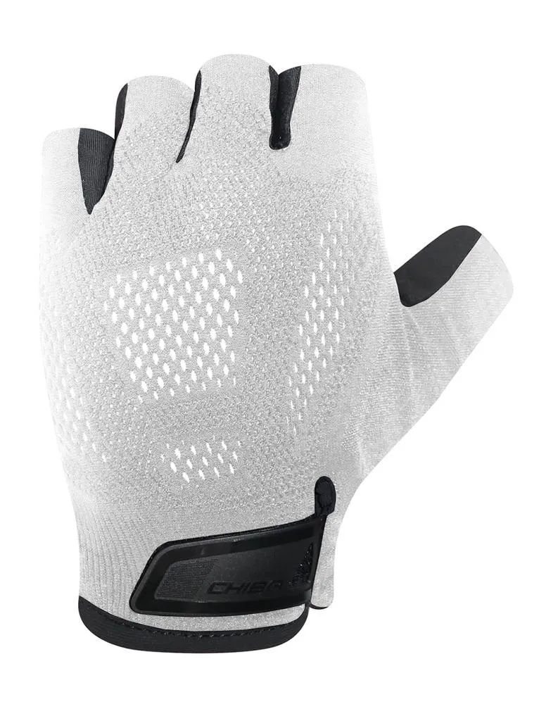 CHIBA Gel Evolution - Radhandschuhe XS weiß, gepolstert, atmungsaktiv