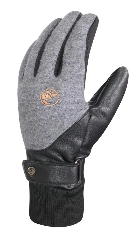 CHIBA All Natural Glove X-Warm - wasserdicht, Merinowolle, Nappaleder, S, dunkelgrau