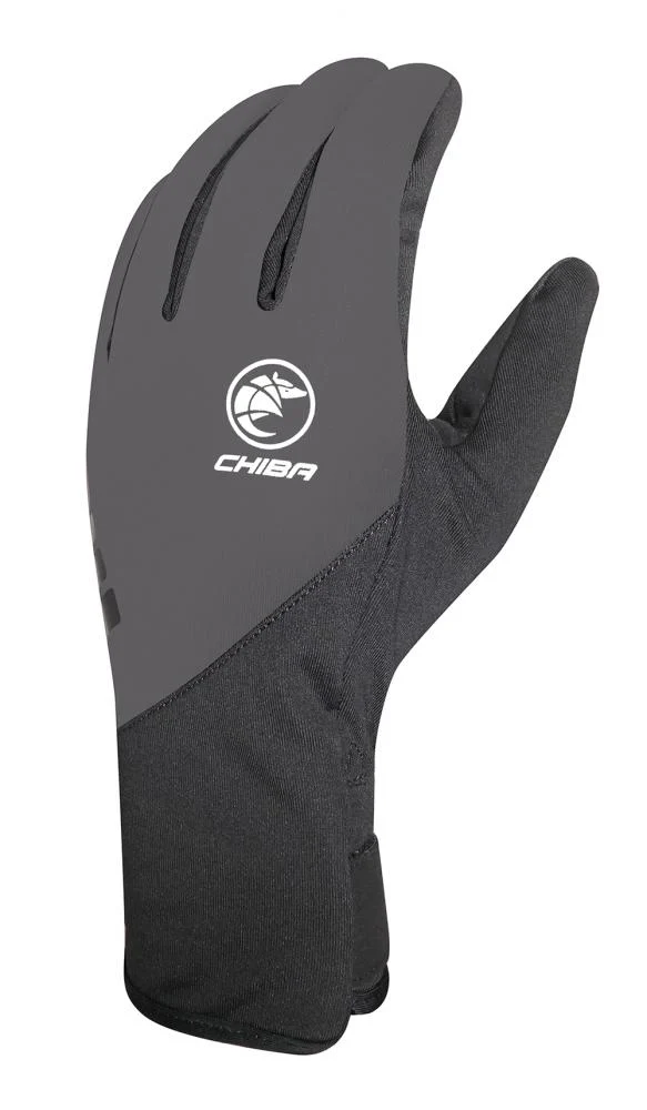 CHIBA Softshell Light - Radhandschuhe XL dunkelgrau, winddicht & atmungsaktiv