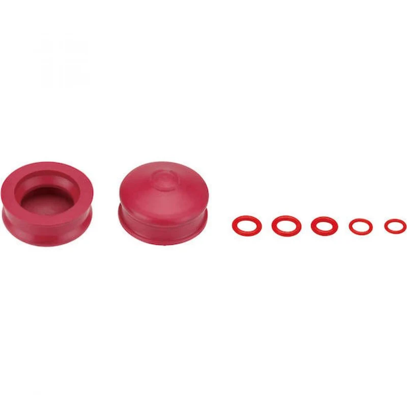 Jagwire Ersatz-Dichtungen für Pro Bleed Kit Standard Rot - sichere Trennung von DOT und Mineralöl
