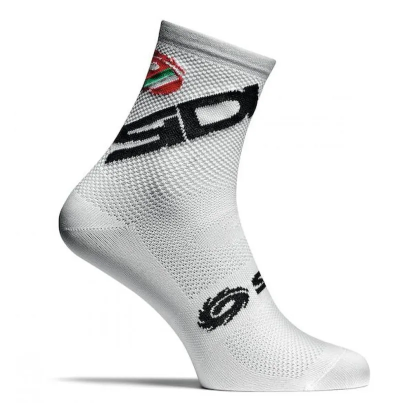 Sidi Socken Wind white 35-39 weiß - windabweisende Radsocken für kühle Tage