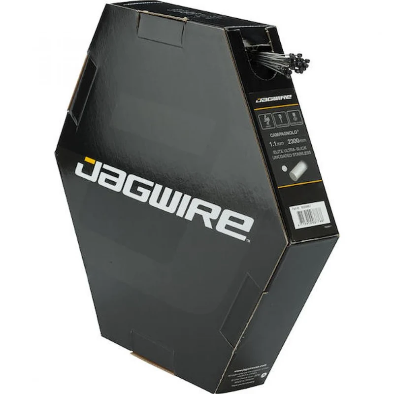 Jagwire Schaltzug Elite Ultra Slick hochglanzpoliert 1,1 x 2300 mm Silber - maximale Schaltpräzision