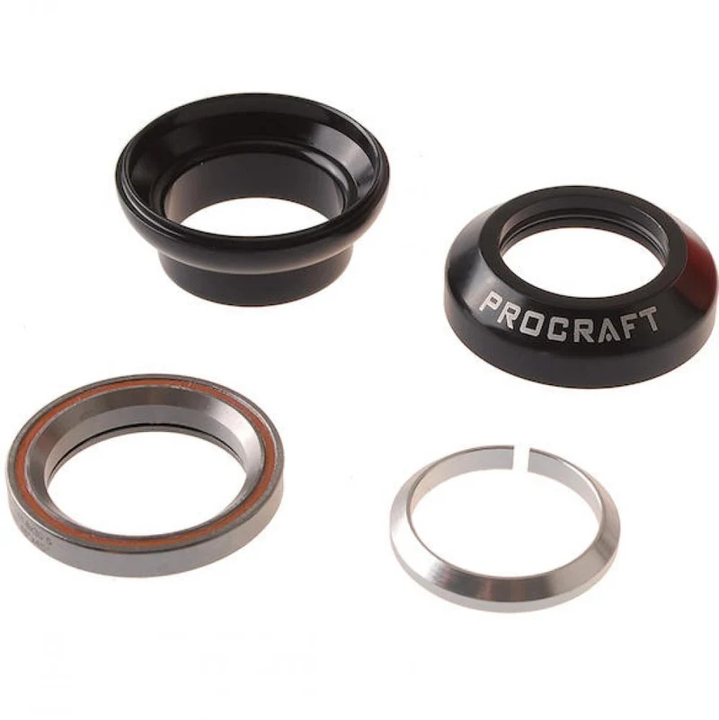 Procraft Steuersatz STO 1 1/8" Schwarz - präzise Lenkung für klassische Gabelschäfte