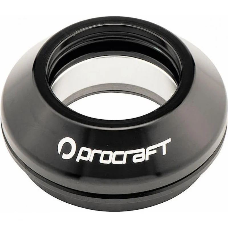 Procraft Steuersatz SIO 1 1/8" Schwarz - präzise Lenkperformance für Semi-integrierte Steuerrohre
