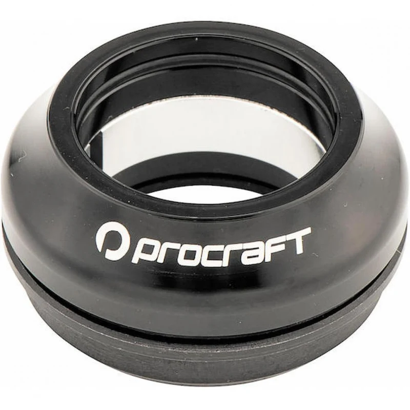 Procraft Steuersatz SIO 1 1/8" Schwarz - semi-integrierter Ahead-Steuersatz oben