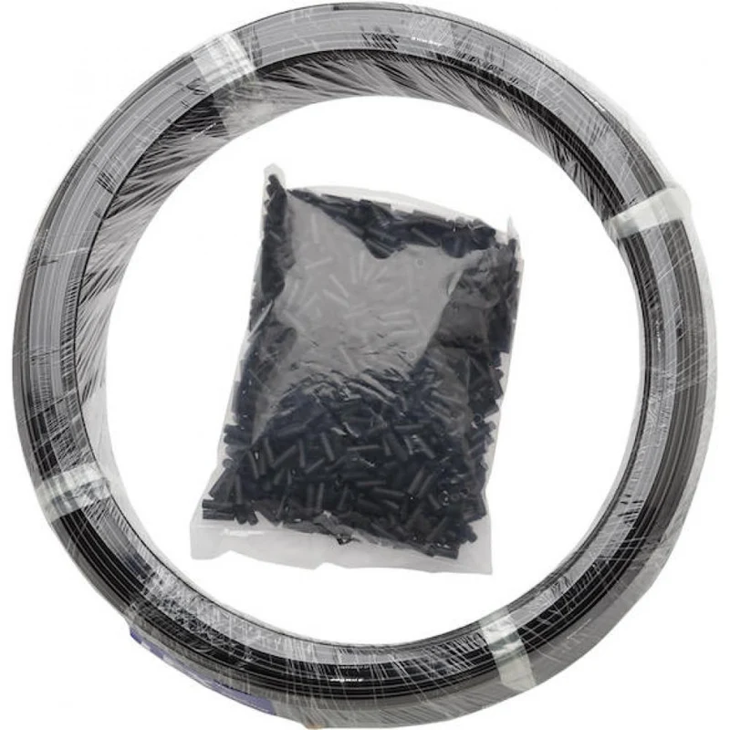 Jagwire Schaltzugaußenhülle LEX 50 m 4 mm x 200 m Schwarz - langlebige Werkstattrolle
