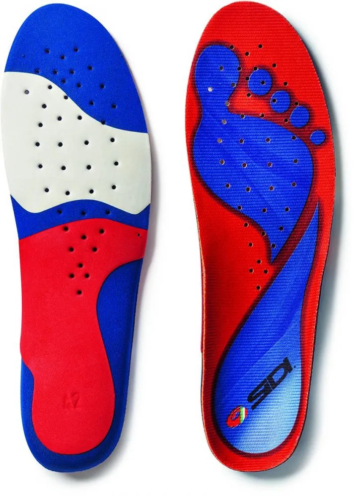 Sidi Einlegesohle Memory 44 Rot/blau - maximaler Komfort und Passform