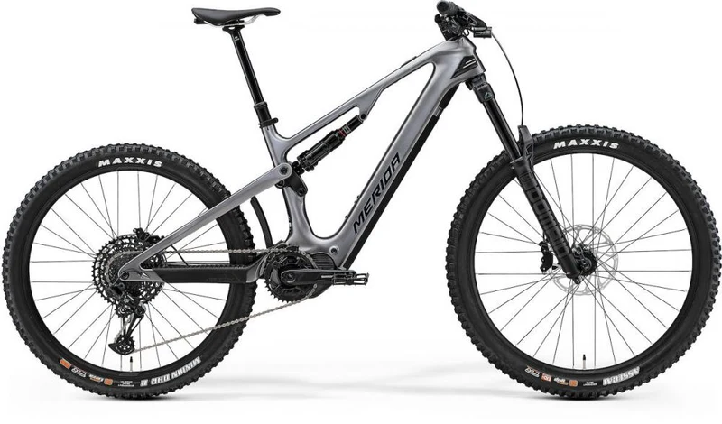 Merida eONE-SIXTY 6000 III1 gunmetal/schwarz XS (40.5) - leistungsstarkes E-MTB für anspruchsvolle Trails