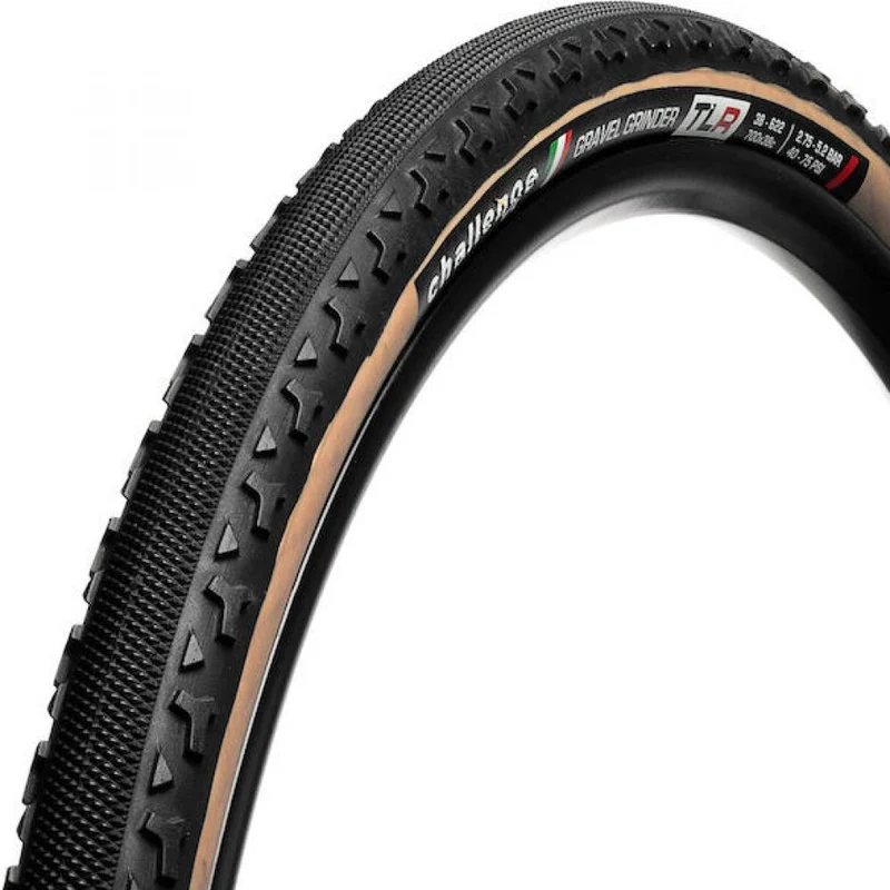 Challenge Gravel-Reifen Gravel Grinder TLR Clincher 28 Zoll (38-622) Schwarz/dunkelbraun - schneller Gravel-Allrounder