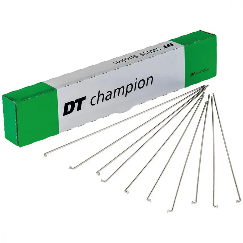 DT Swiss Speiche Champion 2.0 VE100 260 mm silber - robuste Allround-Fahrradspeiche