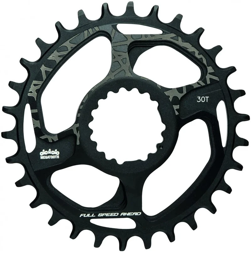 FSA Kettenblatt MTB SL-K Modular Megatooth 30 T Schwarz - maximaler Kettenhalt für 1x-Antriebe
