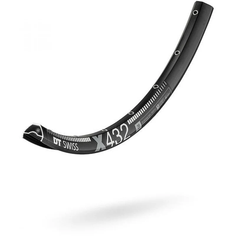 DT Swiss Felge X 432 29" 32 Loch Schwarz - leichte XC-Disc-Felge mit breitem Profil