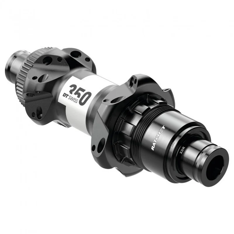 DT Swiss Nabe Road HR 350 Straightpull 24 Loch Schwarz - zuverlässige Hinterradnabe für Rennrad & Gravel