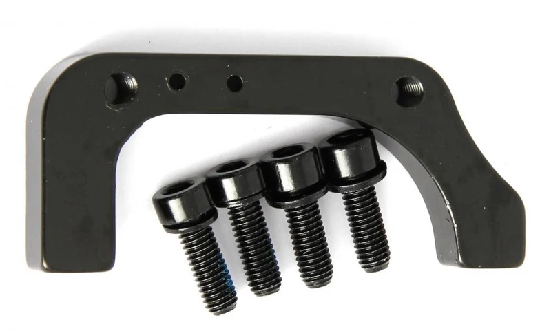 TEKTRO Bremssatteladapter IS/Postmount AQ1.0 Series Ø 180 mm Schwarz - für 180 mm Scheibenrotor hinten