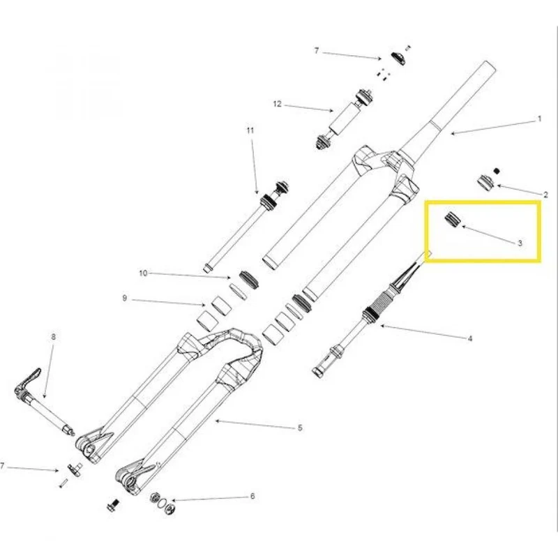 Manitou Luftkolben f. Marvel Pro/Expert, Minute 120 mm - für präzise Fahrwerks-Performance