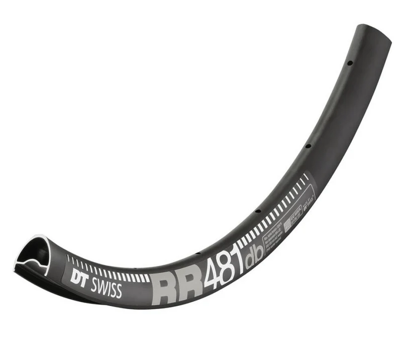 DT Swiss Felge RR 481 Disc 28"/700C 28 Loch Schwarz - robuste Gravel- und Bikepacking-Felge