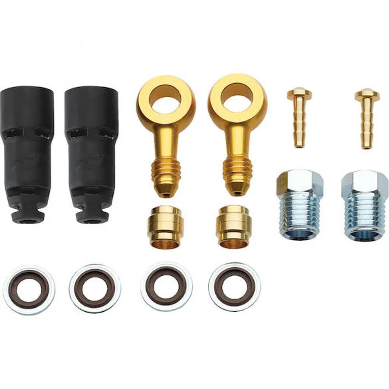 Jagwire Pro Quick-Fit Adapter-Set für Formula - Hydraulik Anschlussset Schwarz/Silber