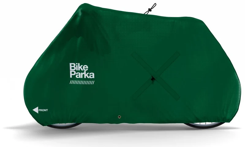 BikeParka Fahrradabdeckung URBAN Green - robuster Wetterschutz für dein Rad