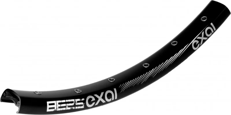 Exal FELGE BE 25, 28" 36L 25-622 schwarz - robuste 28-Zoll-Trekkingfelge
