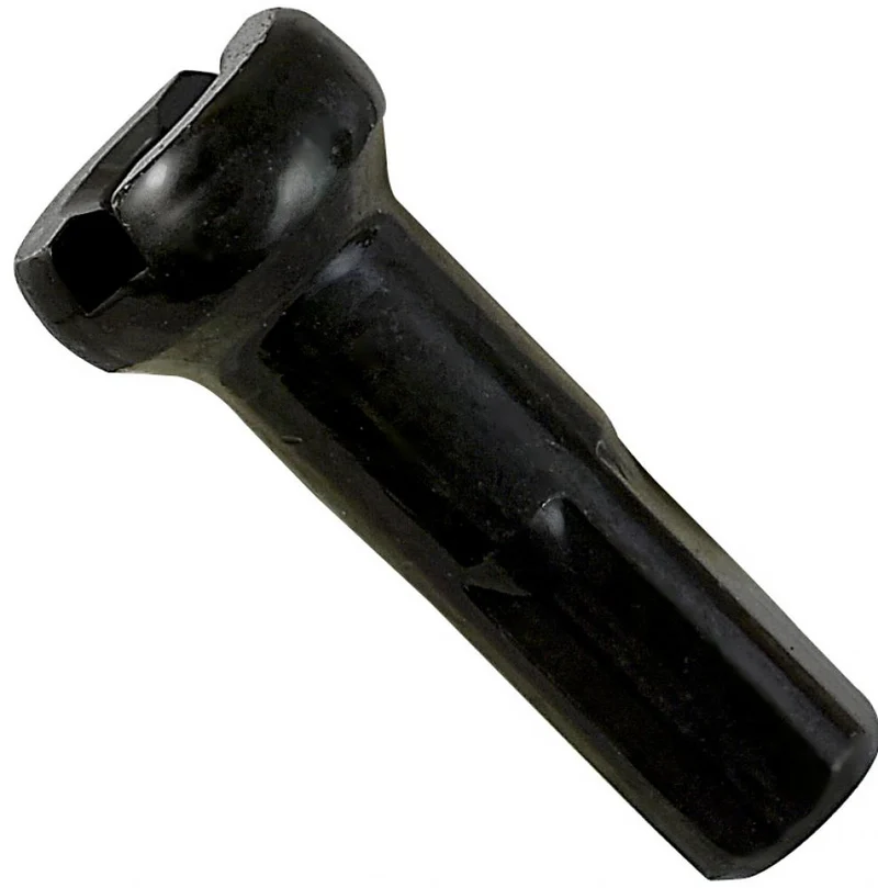 Exal NIPPEL SCHWARZ, 14MM, 100 STÜCK 100 SCHWARZ - robuste Speichennippel für Laufräder