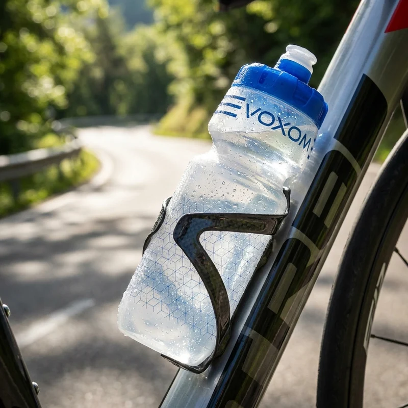 Voxom Wasserflasche F1 klar-blau 710 ml