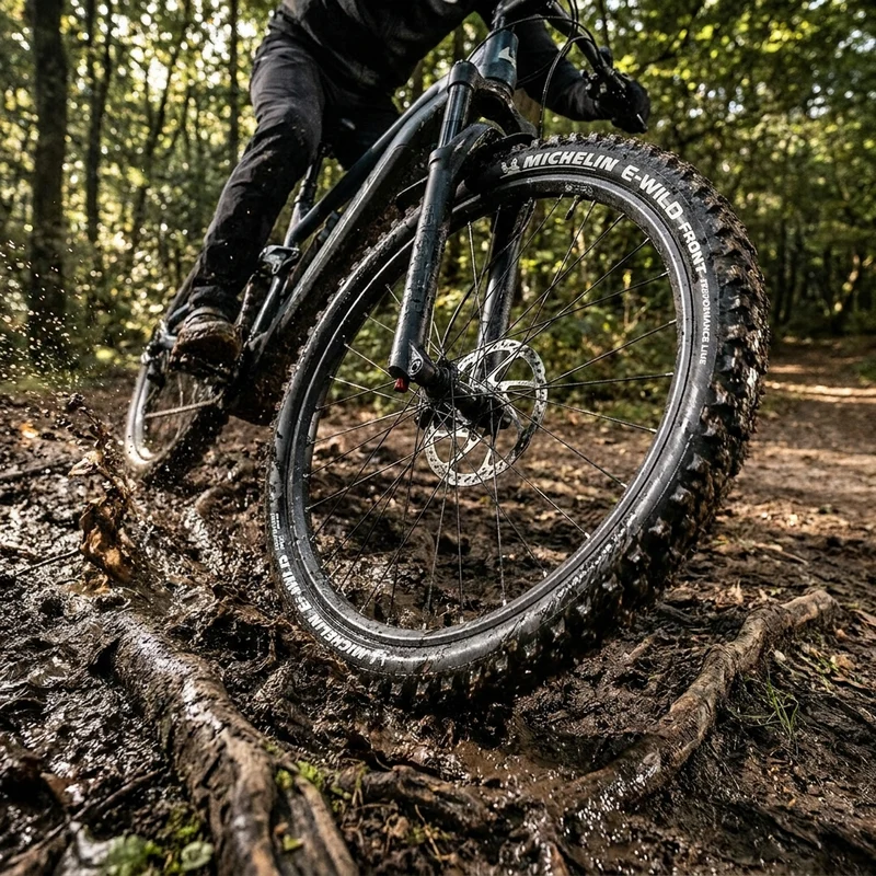 Michelin E-Wild Front Performance Line Faltreifen 29 Zoll (61-622) - E-MTB Vorderreifen mit maximalem Grip