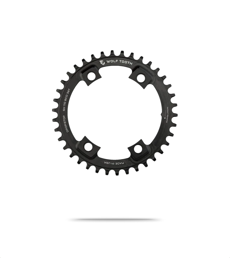 110 BCD Asymmetric 4 Bolt Chainring - Shimano