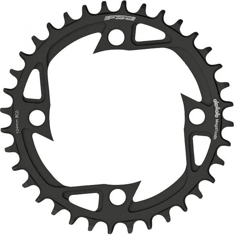 FSA Kettenblatt E-Bike 38 Zähne 104mm 4-Arm Megatooth Stahl Schwarz