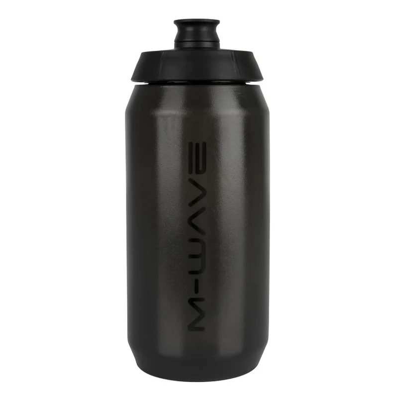 M-WAVE Trinkflasche PBO 550 Kunststoff-Flasche 550 ml, schwarz/schwarz
