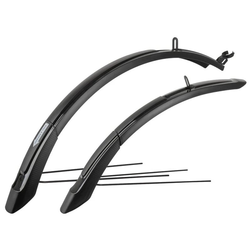 M-WAVE Mud Max F+R ADJ L Schutzblech-Set universell für 26 Zoll-29 Zoll Räder