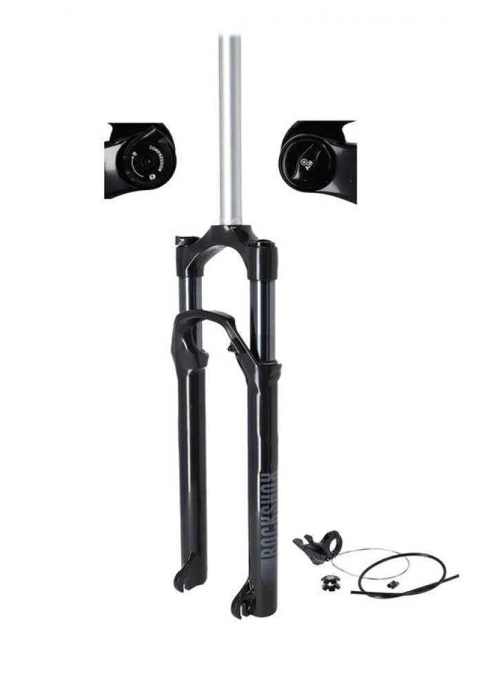 RockShox Federgabel Recon Silver RL 100mm Disc 27.5 Zoll 1 1/8 schwarz 9mm Schnellspanner Remote Steckachse 42 Offset D1