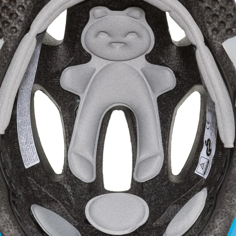 Uvex Oyo Innenpolster Bär Design - Ersatzpolster Kinder Fahrradhelm, atmungsaktiv, hautfreundlich, passgenau für Uvex Oyo Modelle, komfortoptimiert