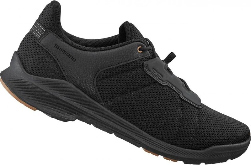 SHIMANO Fahrradschuhe EX300 Herren/Damen Touring SPD - Größe 45, Schwarz