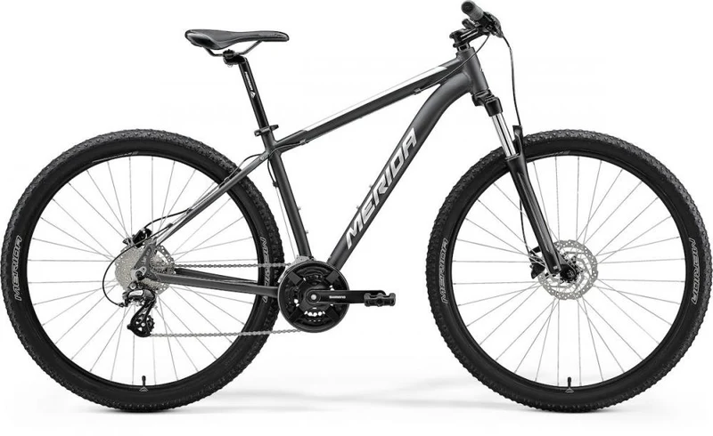 Merida BIG.NINE 15 HP2 L (18,5) Schwarz/Silber - zuverlässiges Hardtail-MTB für Gelände und Alltag