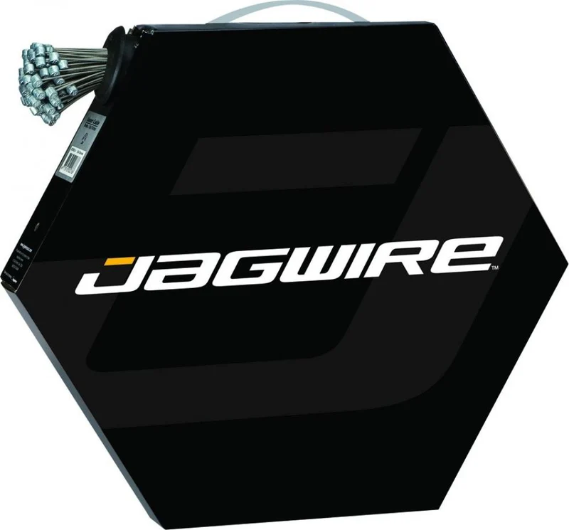 Jagwire Schaltzug Sport Edelstahl geschliffen Werkstattverpackung 1,1 x 2300 mm Silber - präzise Schaltperformance