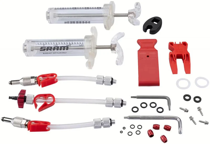 SRAM Entlüftungskit Professional ohne DOT 5.1 - präzises, tropfenfreies Bremsen-Entlüften