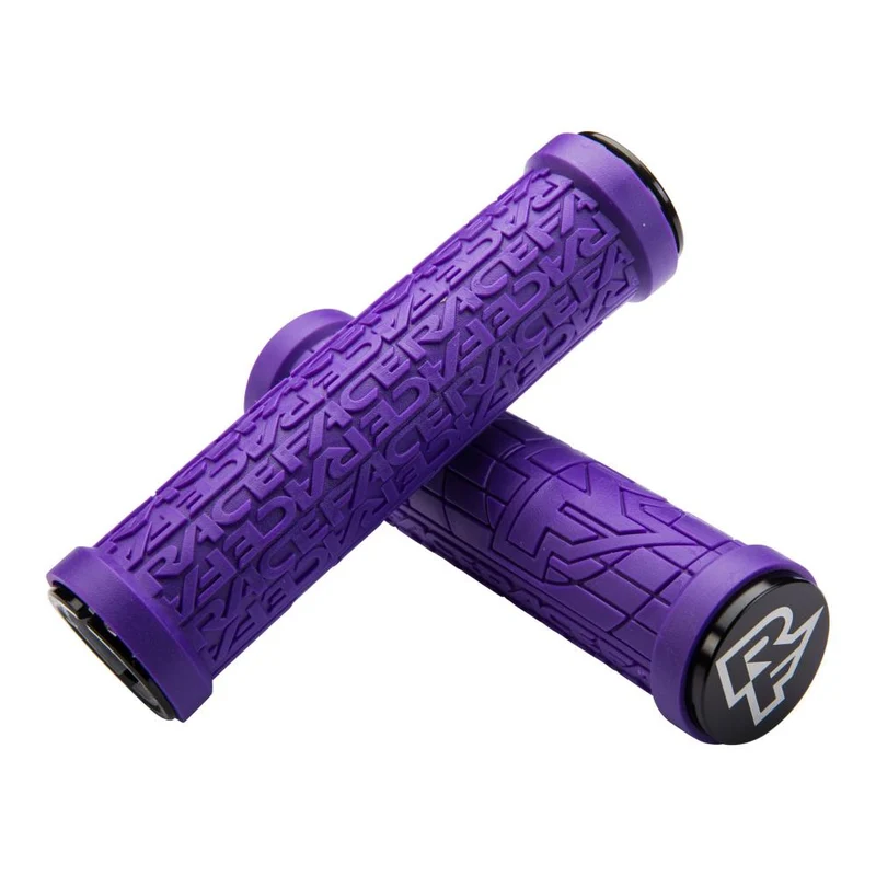 Race Face Grippler Lock-On Griff, 30mm, purple lila - maximaler Halt und Kontrolle